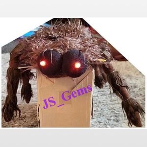 New Pet Dog Costume Halloween Brown Spider Fuzzy Scary Canine Outfit NWT